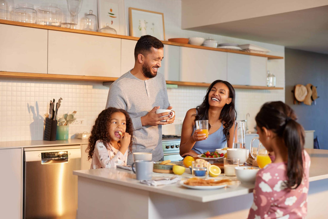 blog post about What Is the Best Form of Magnesium? A Science-Backed Breakdown showing a healthy family sitting around a table